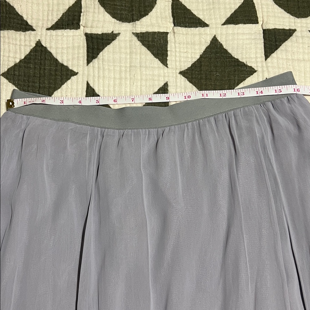 Anthro Chiffon Ruffle Midi Skirt - Picture 8 of 10